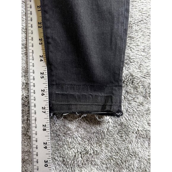 Spanx Denim High Waist Ankle Skinny Jeans Size M Black - Picture 5 of 11